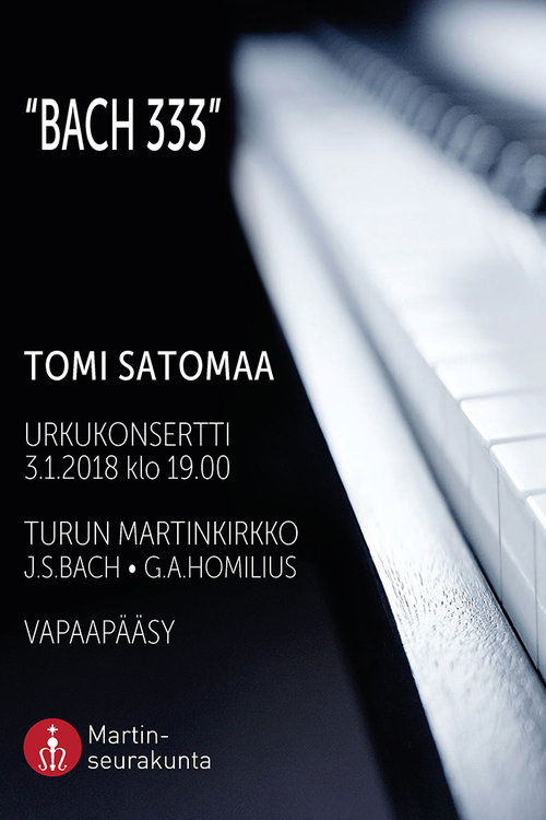 Bach 333 avaa Martinkirkon musiikkivuoden Bach 333 avaa Martinkirkon musiikkivuoden