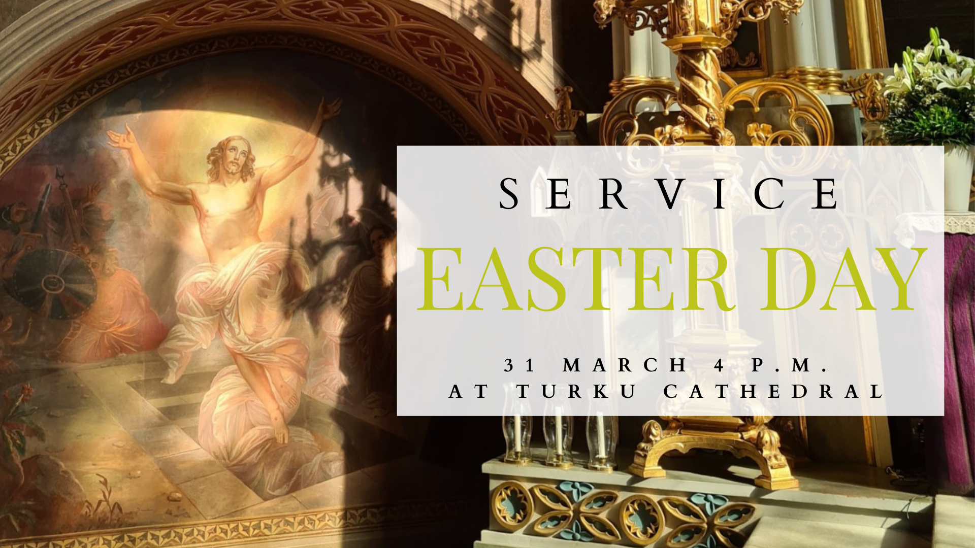Service at Turku Cathedral - Easter Day