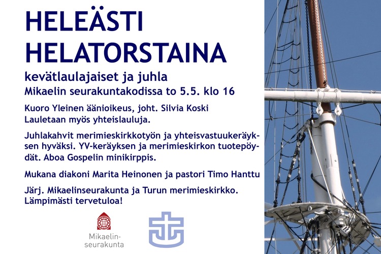 Heleästi helatorstaina - kevätlaulajaiset ja juhla Heleästi helatorstaina - kevätlaulajaiset ja juhla