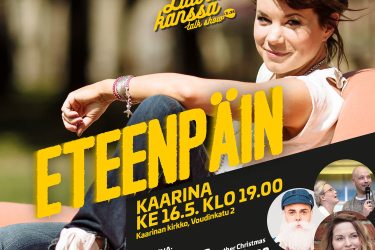 Ilta Lauran kanssa- talk show ETEENPÄIN Ilta Lauran kanssa- talk show ETEENPÄIN