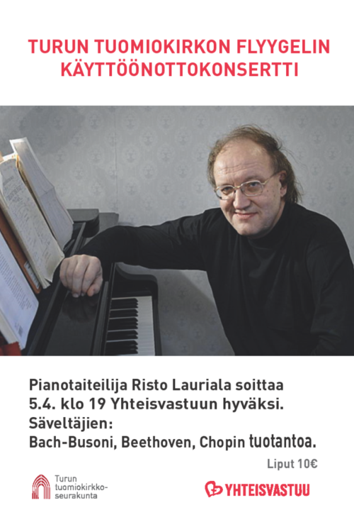 Tuomiokirkon flyygelin käyttöönottokonsertti Tuomiokirkon flyygelin käyttöönottokonsertti