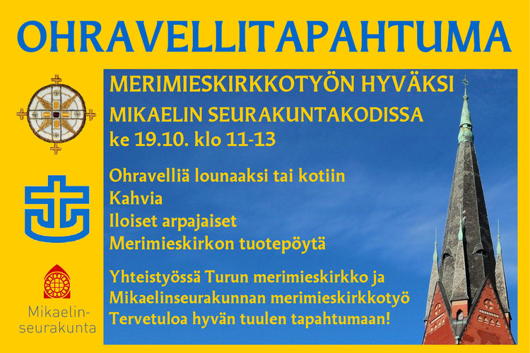 Ohravellitapahtuma merimieskirkkotyön hyväksi Ohravellitapahtuma merimieskirkkotyön hyväksi