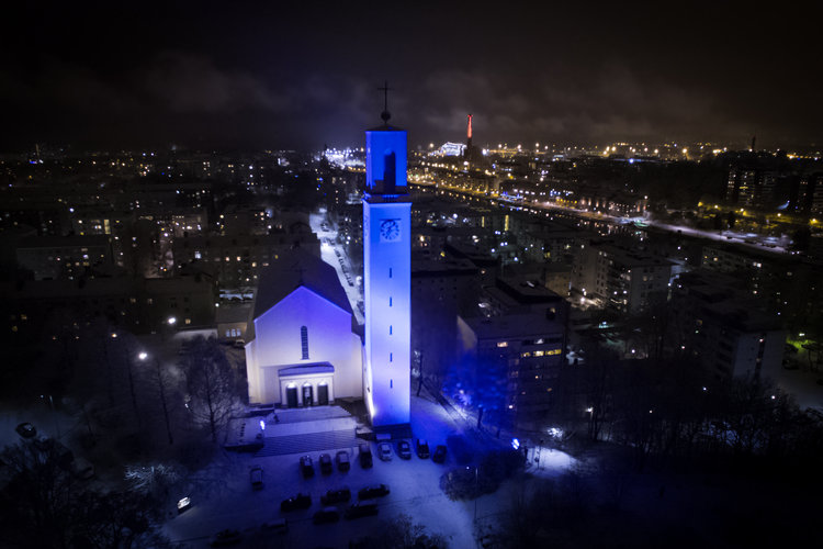 Uudenvuodenaaton messu Martinkirkossa Uudenvuodenaaton messu Martinkirkossa