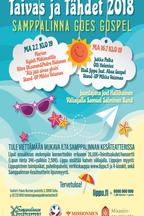 Taivas ja Tähdet 2018 - Samppalinna Goes Gospel Taivas ja Tähdet 2018 - Samppalinna Goes Gospel