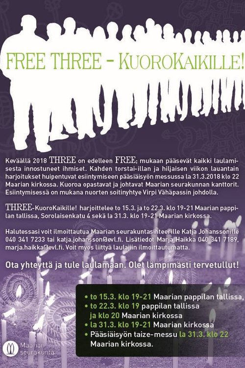 Free Three -KuoroKaikille Free Three -KuoroKaikille