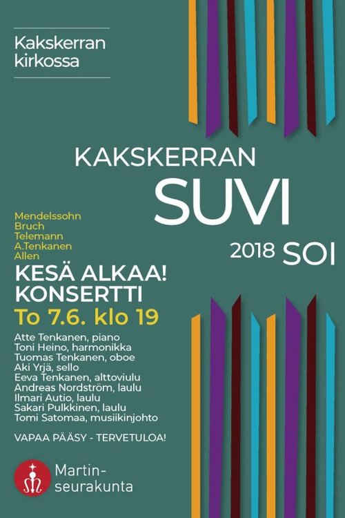 Kesän alkukonsertti Kakskerran kirkossa Kesän alkukonsertti Kakskerran kirkossa