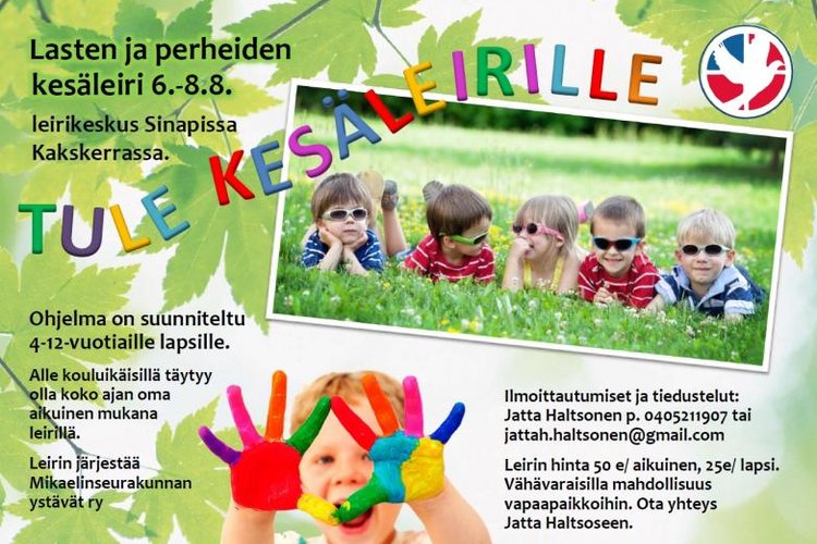 Lasten ja perheiden kesäleiri Lasten ja perheiden kesäleiri