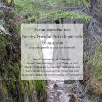 Survival-vaellus nuorille aikuisille -98 synt tai vanhemmille Survival-vaellus nuorille aikuisille -98 synt tai vanhemmille