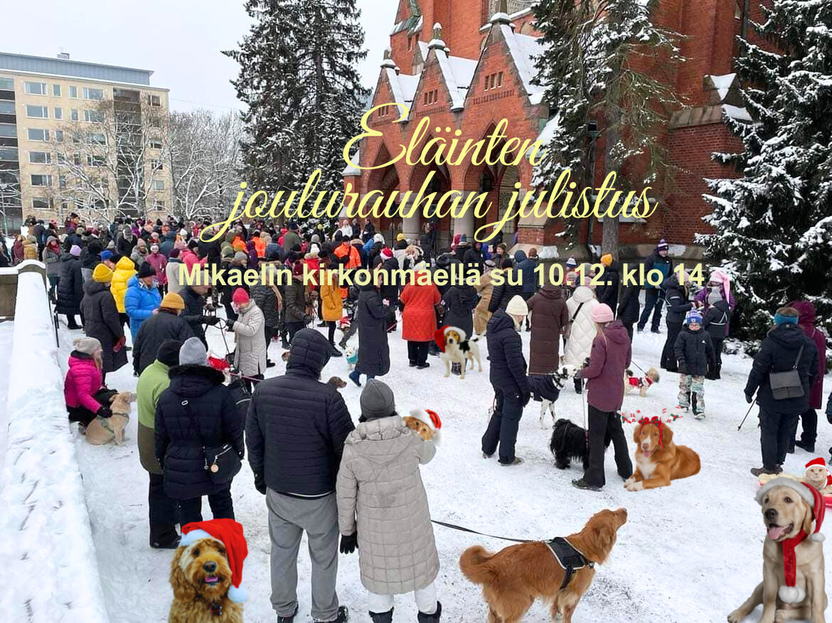 Eläinten joulurauhan julistus Mikaelinkirkolla su 10.12. klo 14.png