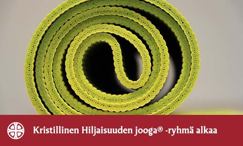 Kristillinen Hiljaisuuden jooga -ryhmä alkaa 19.9.2022.