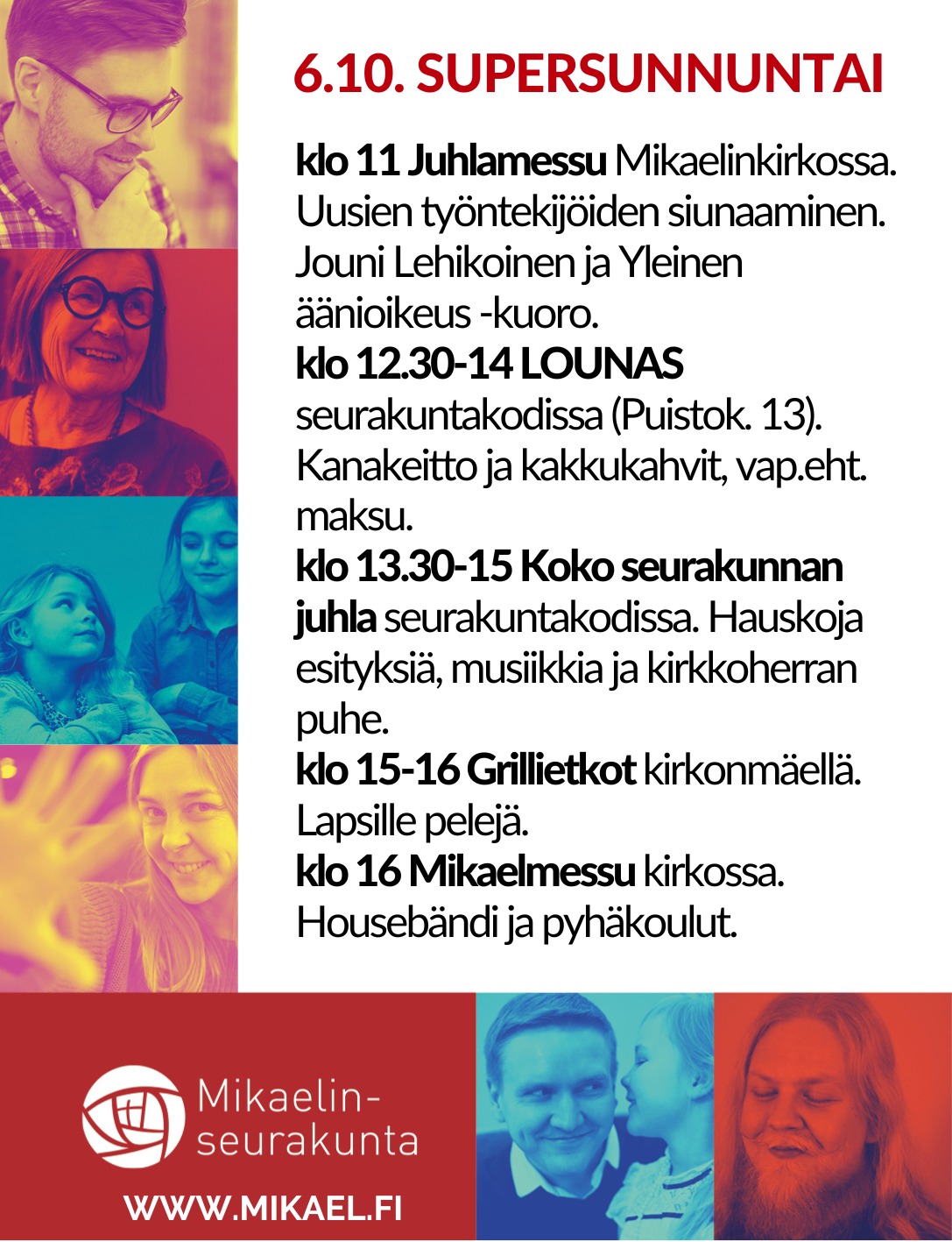 SuperSunnuntain ohjelma
