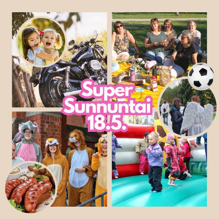 SuperSunnuntai 18.5. Mikaelinkirkolla