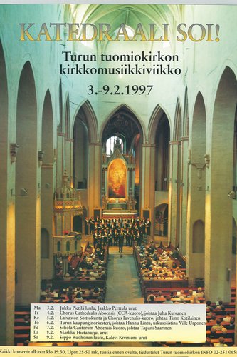 Katedraali soi -juliste 1997
