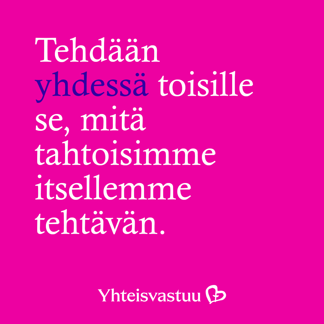 Yhteisvastuukonsertti Yhteisvastuun mainoskuva