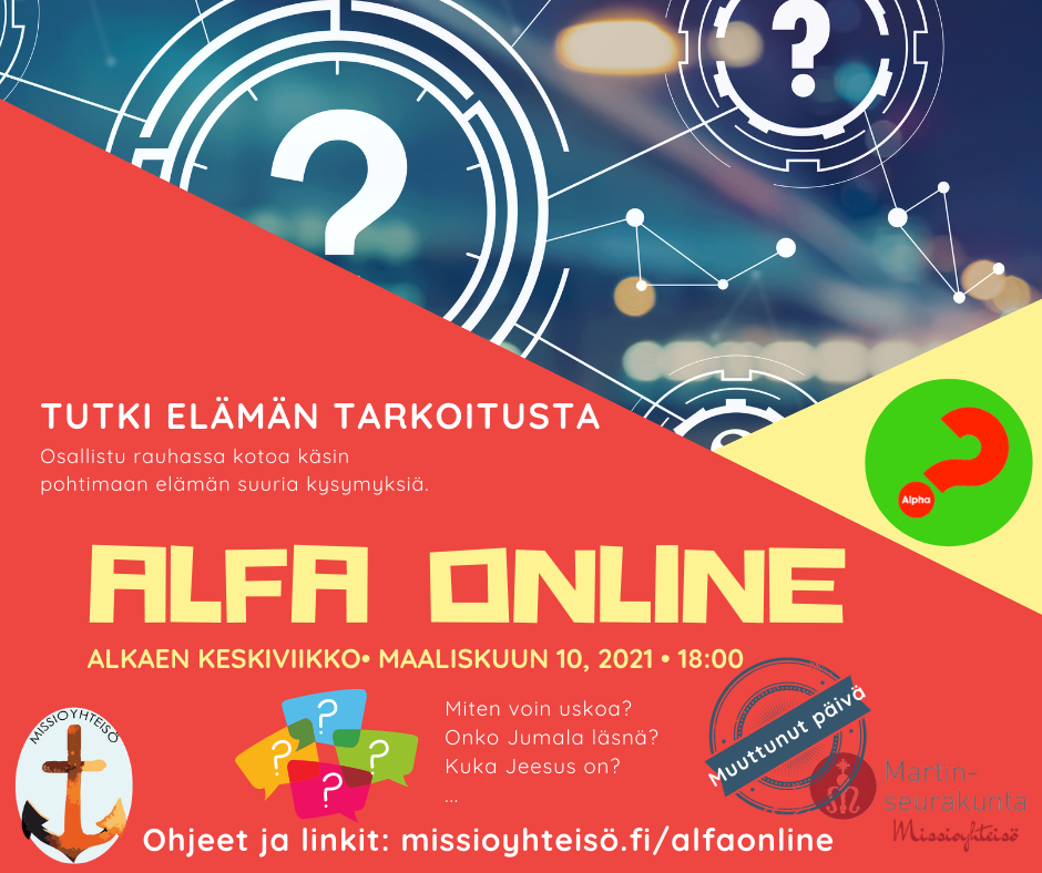 Online Alfa-kurssi Alfa-mainos