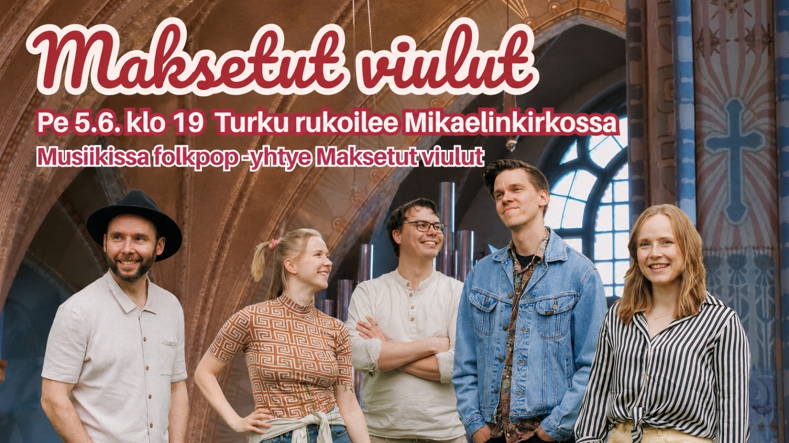 kylvaja.fi/kesäpaivat. Kylväjän kesäpäivät 5.-7.6.2026 Turku. Mennään siis! Mikaelinkirkko, Puistokatu 16 sekä seurakuntakoti, Puistokatu 13. Kylväjä lähetysyhdistys ja Mikaelinseurakunta.