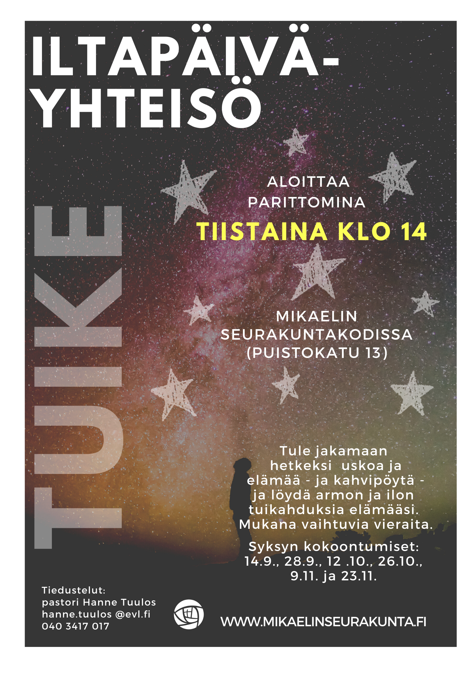 Iltapäiväyhteisö TUIKE Tuike-yhteisön mainos