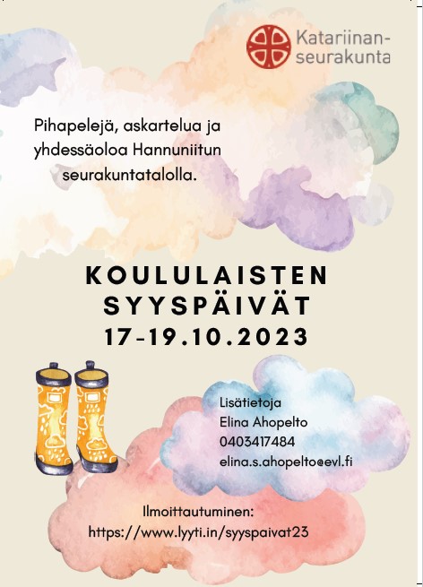 alakoululaisten syyspäivät-juliste
