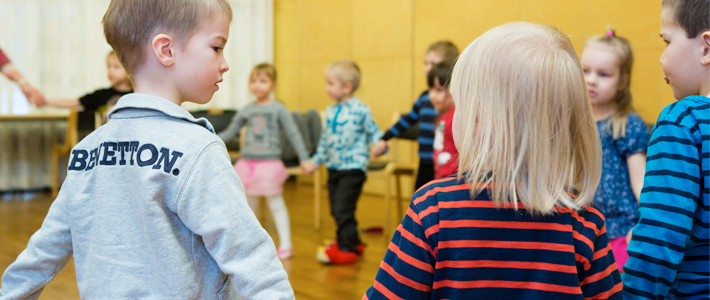 Päiväkerholaisia