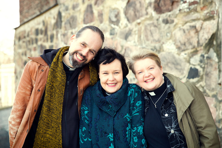 Turun oppilaitospapit Atte, Tiina ja Mia