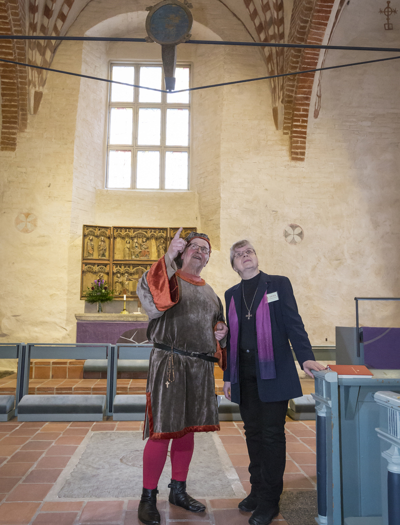 Anita ja Pertti Pussinen Maarian kirkossa