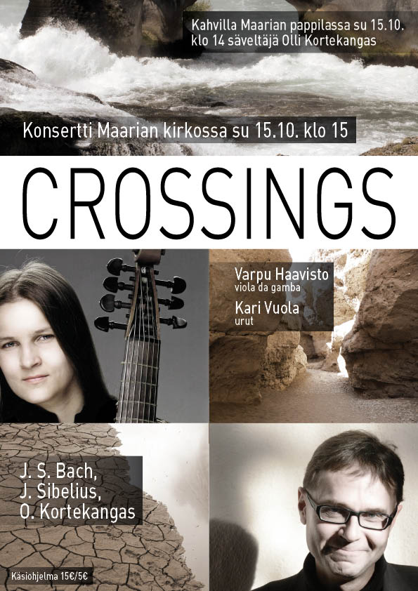 Crossings -konsertin mainos 