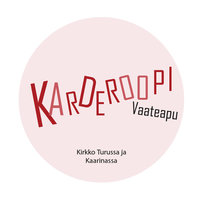 Karderoopin vaaleanpunainen logo