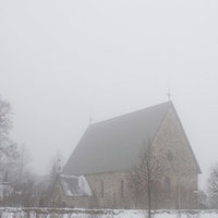 Katariinankirkko talvella.