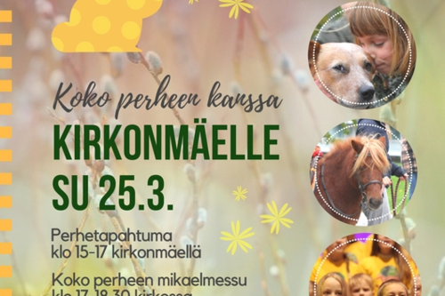 Kirkonmäkitapahtuma palmusunnuntaina