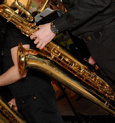 Kuvassa saksofoni