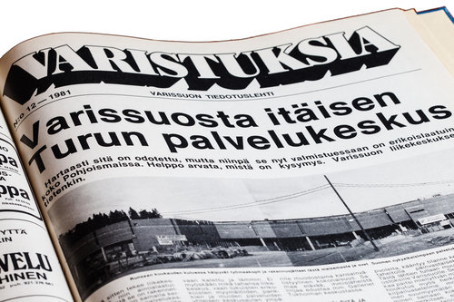 Varissuon tiedotuslehti Varistuksia vuodelta 1981.