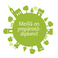 Meillä on ympäristödiplomi