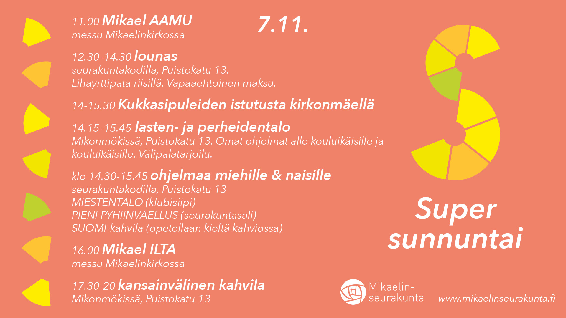 Supersunnuntain ohjelmamainos.