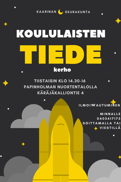Tiedekerhon mainos
