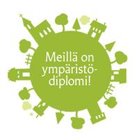 Meillä on ympäristödiplomi! -logo