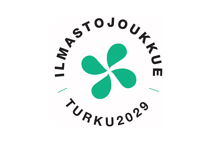 Logossa teksti Ilmastojoukkue Turku 2029